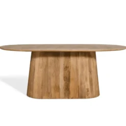 Eettafel Mokka - Lichtbruin 180cm