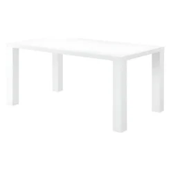 Eettafel MONICA - 160 cmx90 cm - Wit Hout paneel