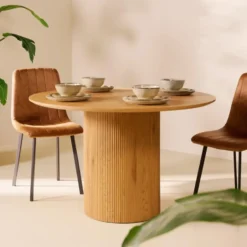Eettafel Nora - Ø120cm Naturel