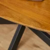 Eettafel Ovaal Naturel Mangohout - 210x100x76cm - Brandy