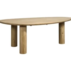 Eettafel Pebble - naturel - mangohout - 200x115 cm