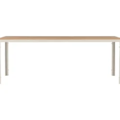 Eettafel Rechthoek - Beige - 205x90x74cm - Break