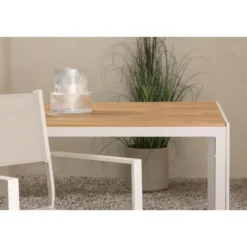 Eettafel Rechthoek - Beige - 205x90x74cm - Break