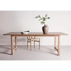 Eettafel Rechthoek - Bruin MDF - 220x100x75cm - Count