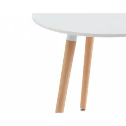 Eettafel ROLENA - 2 plaatsen - Wit Hout paneel