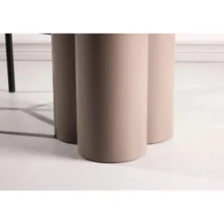 Eettafel Rond Donkerbruin - 110x110x76cm - Olivia