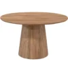 Eettafel Rond Naturel Hout - 150x150x76cm - Solana