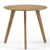 Eettafel Rond - Naturel Mangohout - 90x90x76cm - Oslo