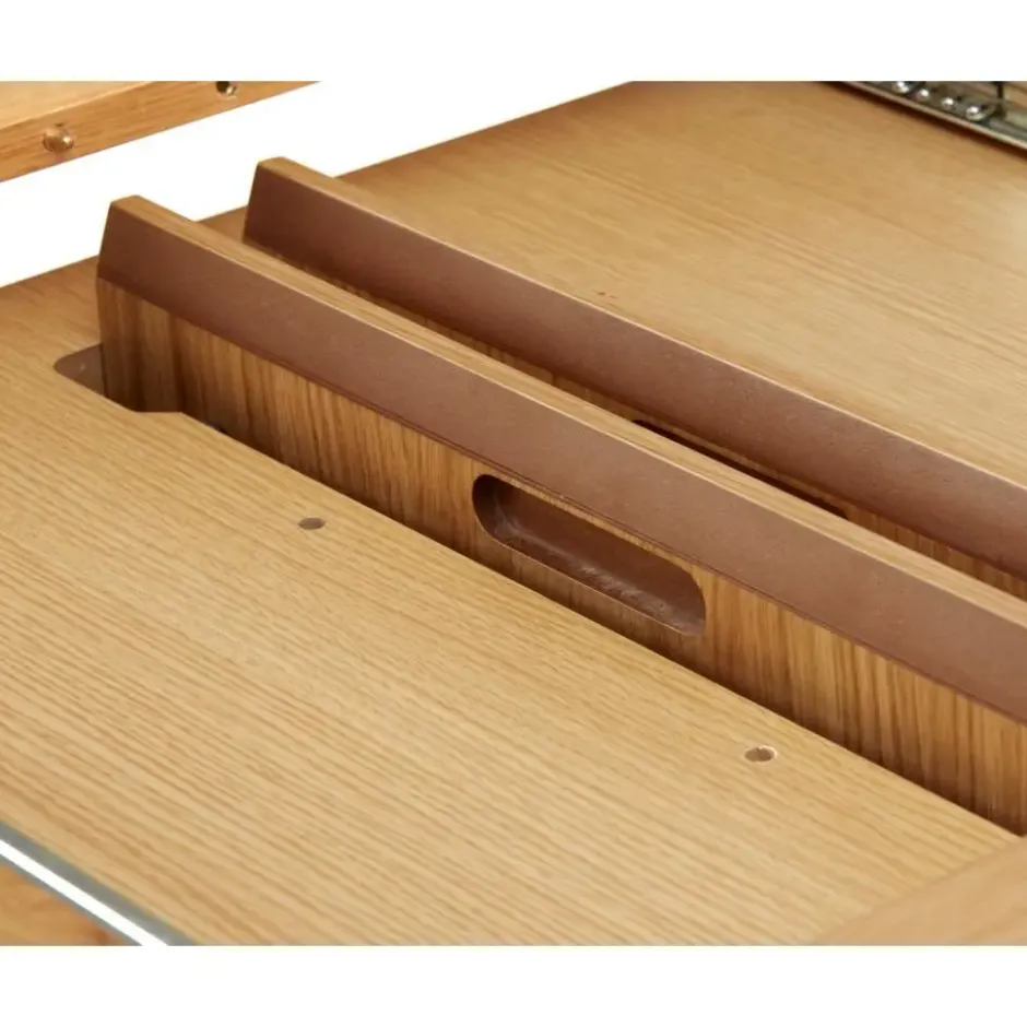 Eettafel Rond Naturel - Uitschuifbaar - Ø120-167cm - Nola