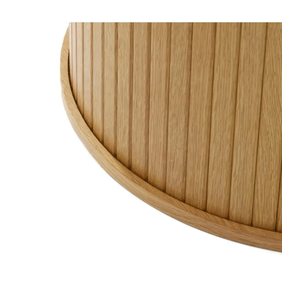 Eettafel Rond Naturel - Uitschuifbaar - Ø120-167cm - Nola