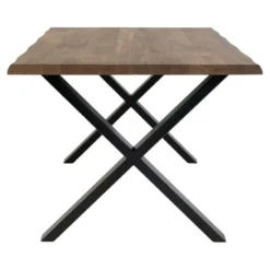 Eettafel Smoked Eikenhout 300cm - Zwart Onderstel
