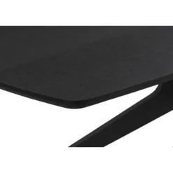 Eettafel Suzanne - zwart - 200x90 cm