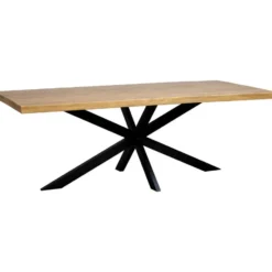 Eettafel Travis - mangohout - 78x220x100 cm