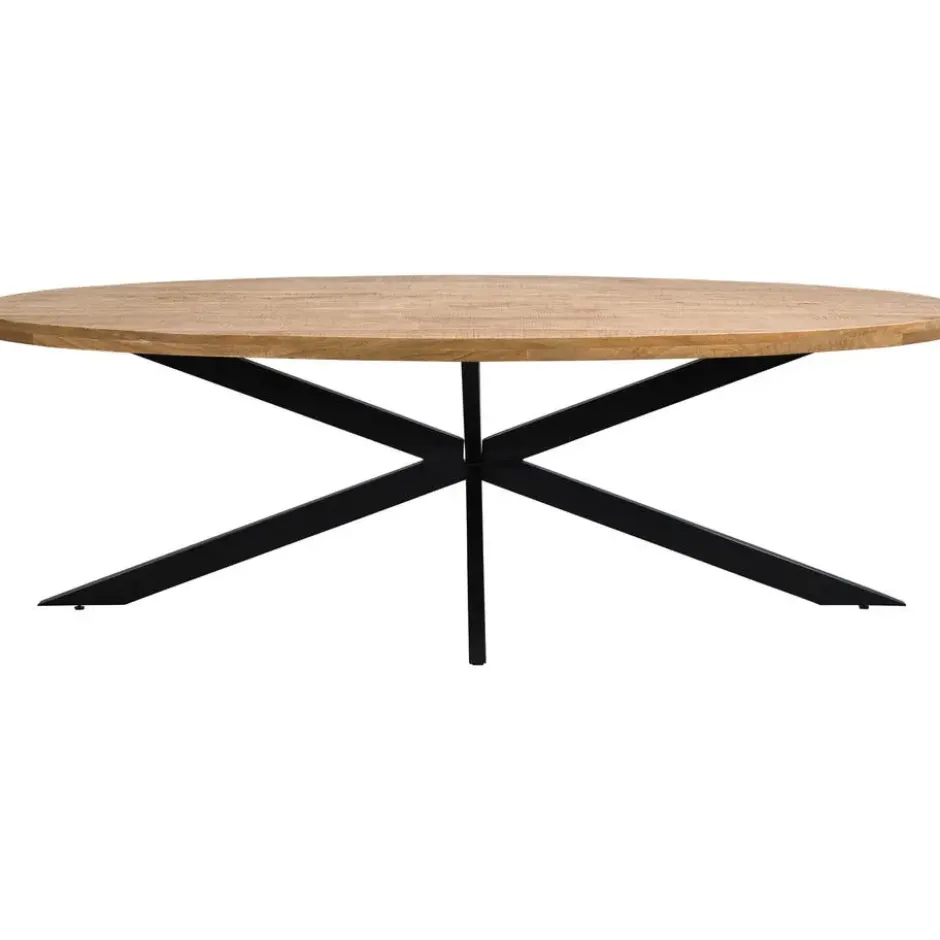 Eettafel Travis ovaal - mangohout - 78x200x100 cm