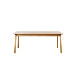 Eettafel Uitschuifbaar - Naturel Eiken - 95x190-290cm - Bari