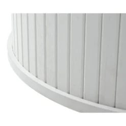 Eettafel Uitschuifbaar Wit - Ø120-167cm - Nola