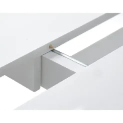 Eettafel Uitschuifbaar Wit - Ø120-167cm - Nola