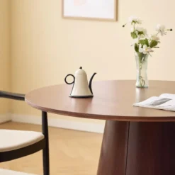 Eettafel voor 6 personen Rond Hout