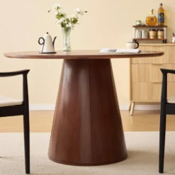 Eettafel voor 6 personen Rond Hout