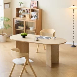 Eettafel voor 6 personen van grenen 180
