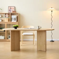 Eettafel voor 6 personen van grenen 180