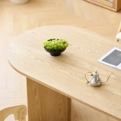 Eettafel voor 6 personen van grenen 180
