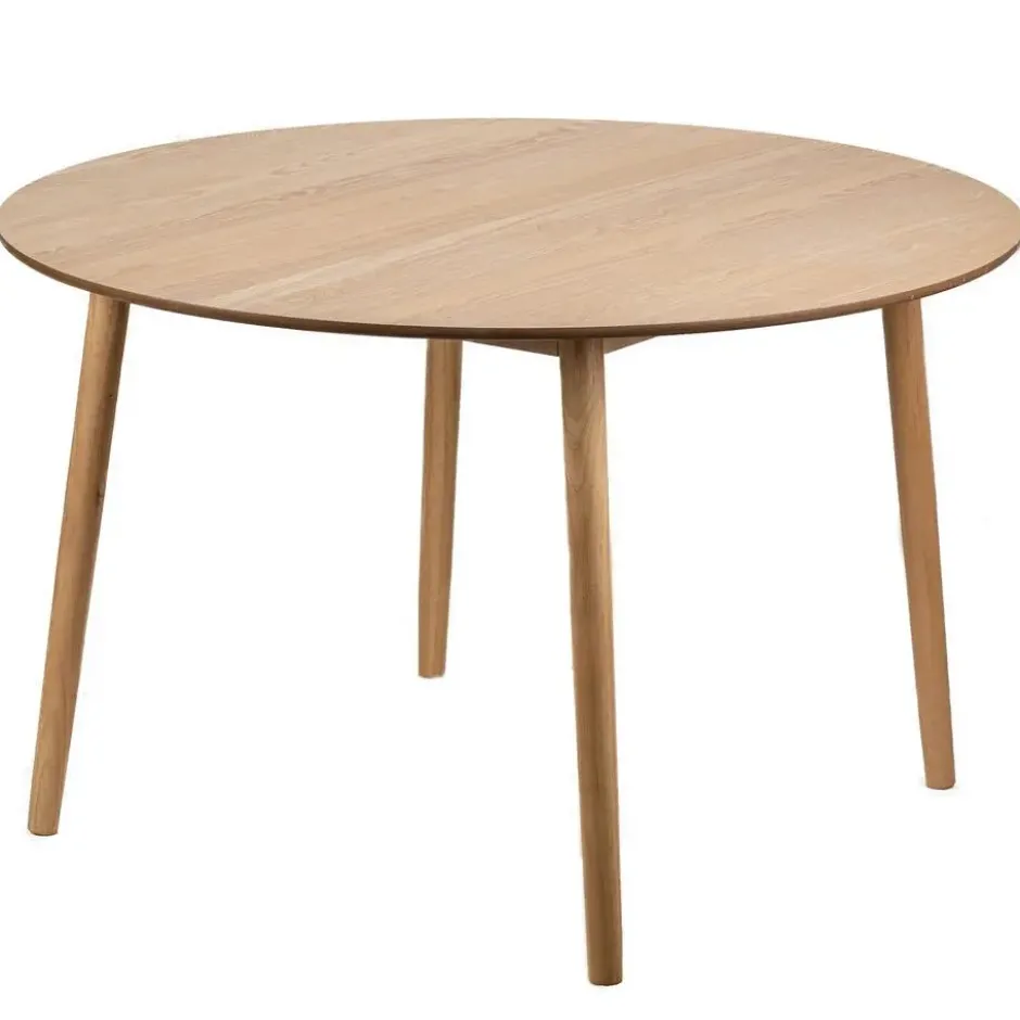Eettafel voor 6 personen van massief grenen D120