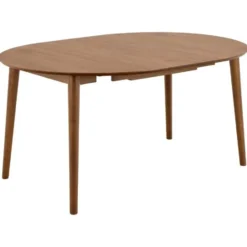 Eettafel Walnoot Uitschuifbaar - 154x115x75 cm - Gradje