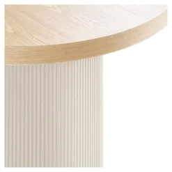 Eettafel Zand/Naturel - Deens Ovaal - 220x100x75cm - Solva