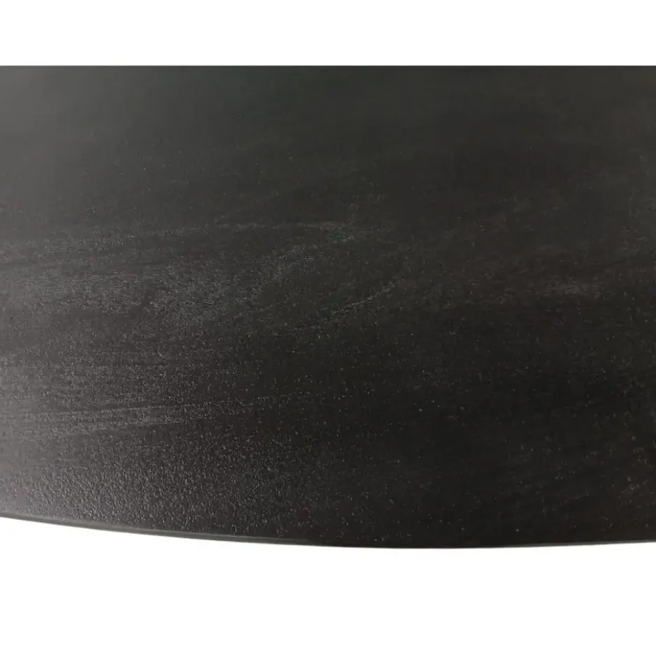 Eettafel Zwart Hout/Metaal - 300x120x76cm - Brandy