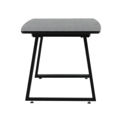 Eettafel Zwart Hout Uitschuifbaar - 160x85x75cm - Inca