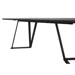 Eettafel Zwart Hout - 180x90x75cm - Marina