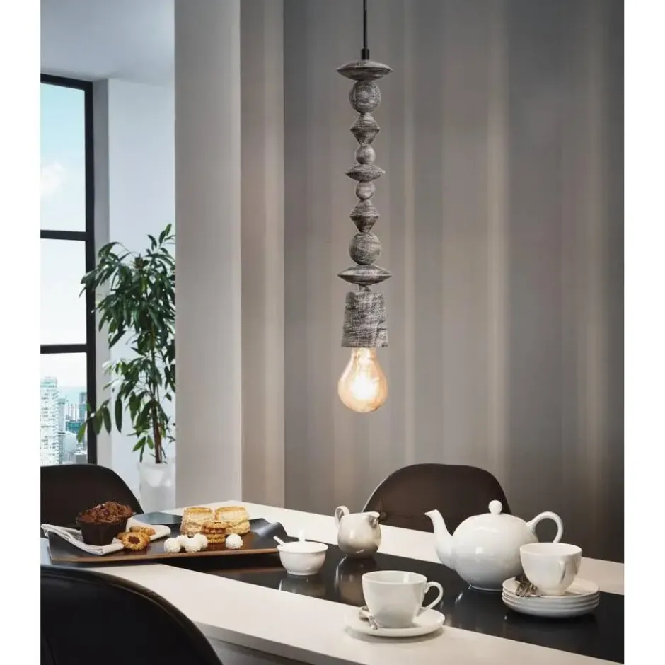EGLO Avoltri Hanglamp - E27 - 8 cm - Zwart