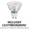 EGLO Barbotto Vloerlamp - GU10 - 136,5 cm - Zwart/Bruin - Staal