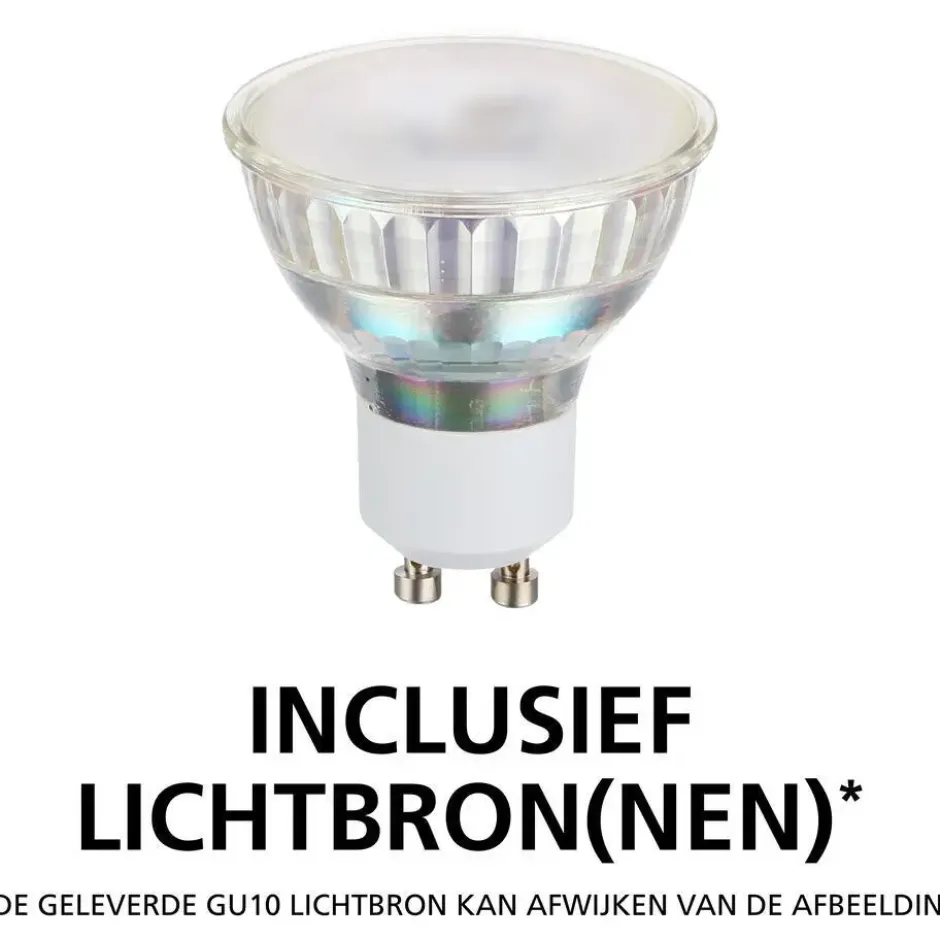 EGLO Barbotto Vloerlamp - GU10 - 136,5 cm - Zwart/Bruin - Staal