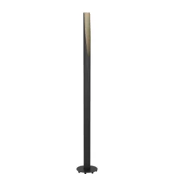 EGLO Barbotto Vloerlamp - GU10 - 136,5 cm - Zwart/Bruin - Staal