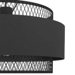 EGLO Bazely Hanglamp - E27 - 40 cm - Zwart