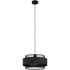 EGLO Bazely Hanglamp - E27 - 40 cm - Zwart