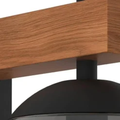 EGLO Bufalata Wandlamp - buitenverlichting - E27 - Zwart, bruin