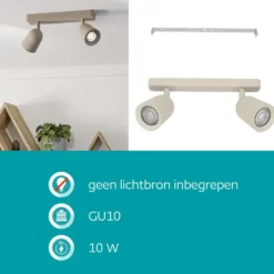EGLO Camaldoli Opbouwspot - GU10 - Zand