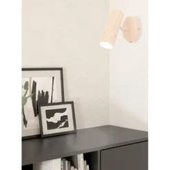 EGLO Caminia Wandlamp - GU10 - 15,5 cm - Zandkleur/Beige/Goud
