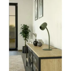 EGLO Carlo Tafellamp - Bureaulamp - E14 - 46 cm - Groen - Kantelbaar