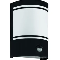 EGLO Cerno 2 Wandlamp - E27 - RVS/Glas - Zwart/Wit