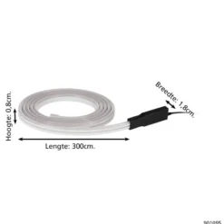 EGLO connect.z Flatneon Z LED Strip - 300 cm - Wit