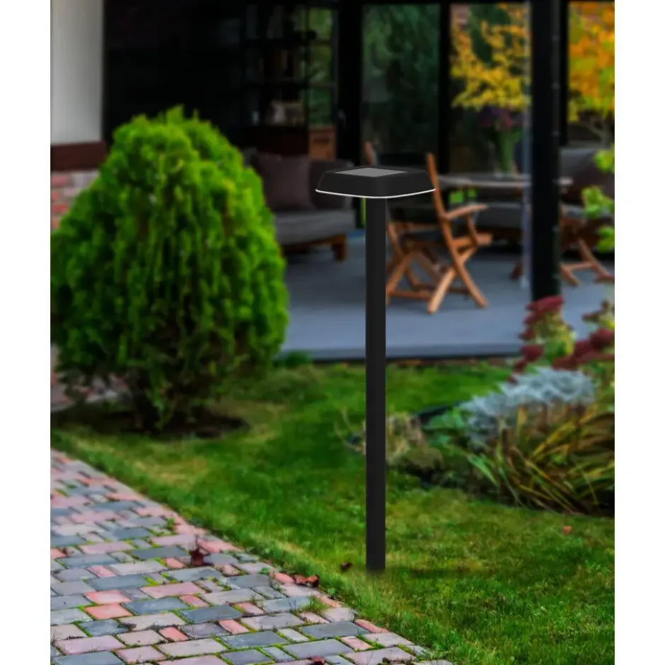 EGLO Dreoli Solar Priklamp - LED - 103,5 cm - Zwart/Wit