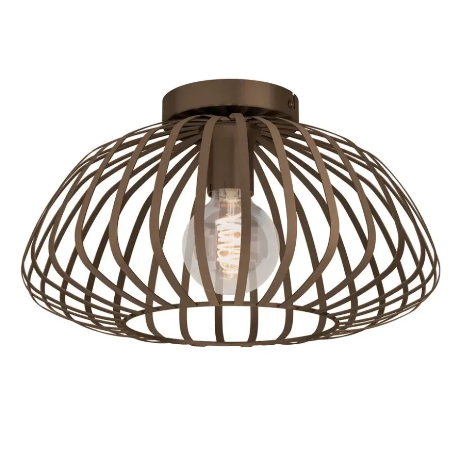 EGLO Espinal Plafondlamp - E27 - Ø 38.5 cm - Brons - Staal