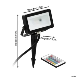 EGLO Faedo 4 Prikspot - LED - 13 cm - Zwart