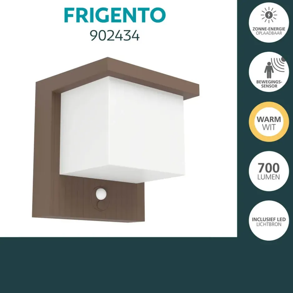 EGLO Frigento Wandlamp buiten - LED - Roestbruin