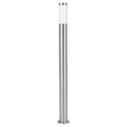 EGLO Helsinki Sokkellamp - Vloerlamp - - E27 - 7.5 cm - RVS