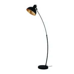 EGLO Jaafra Vloerlamp - E27 - 158 cm - Zwart, Goud